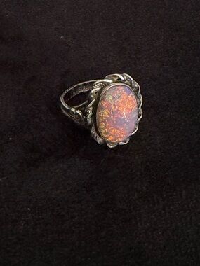Antique opal ring